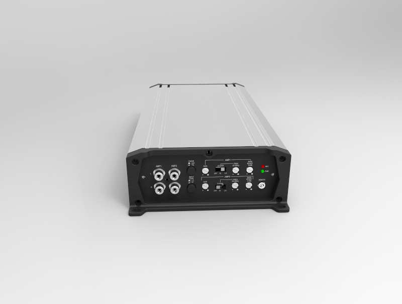 500W 4 kanallı akıllı araba amplifikatörü