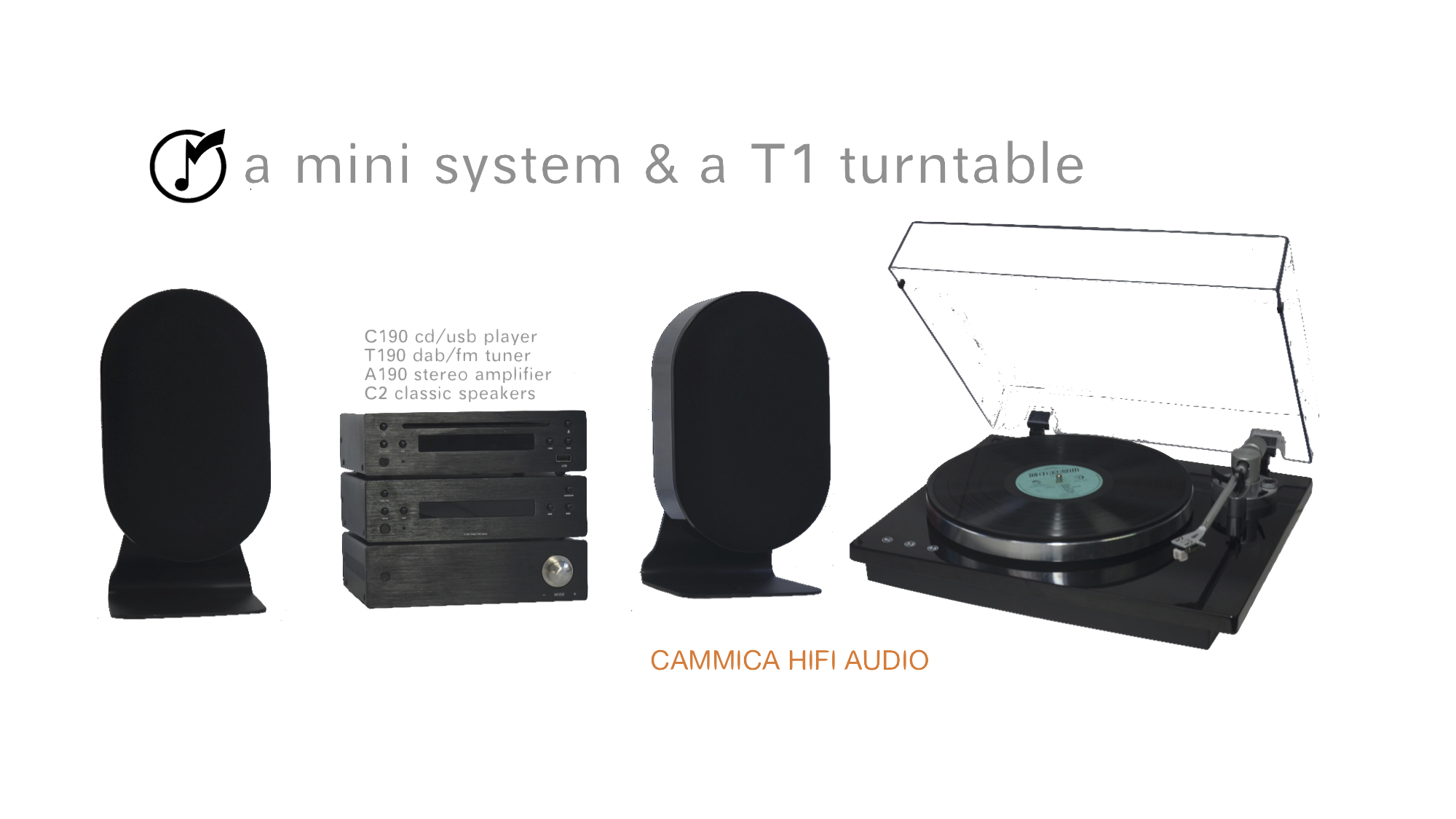 CD çalarlı, stereo amplifikatörlü, DAB tunerli MINI HIFI sistemi