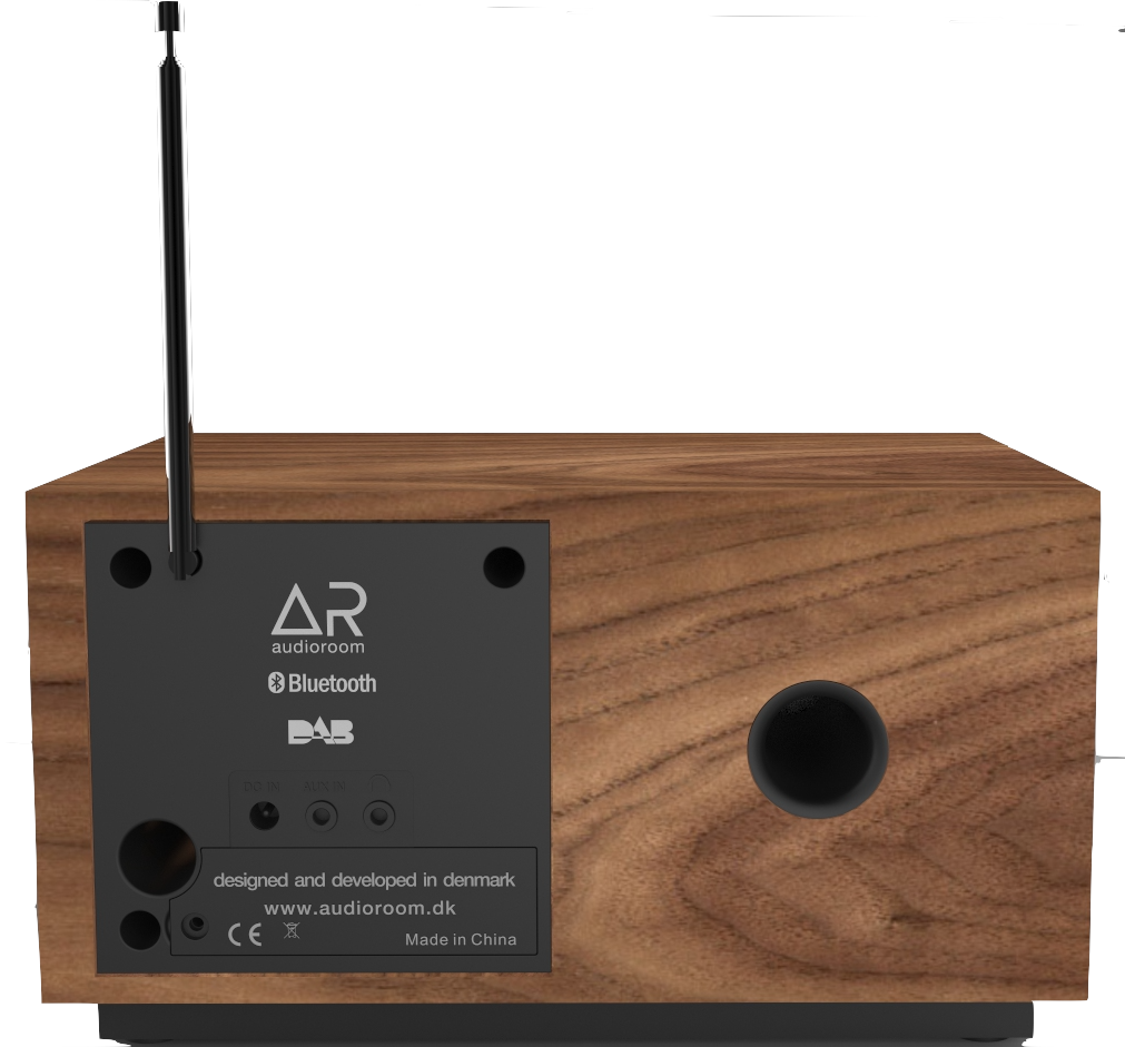DAB+ için AAC lisanslı 3 inç hoparlörlü DAB radyo