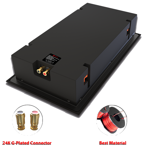 6.5 İnç 3 Yollu HIFI Ev Sineması Duvar Hoparlörü