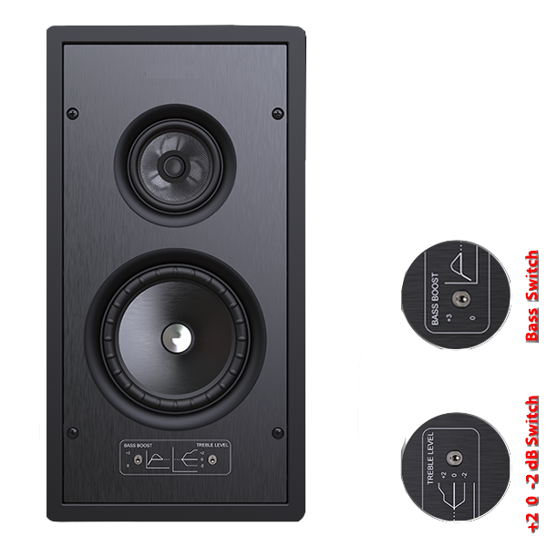 6.5 İnç 3 Yollu HIFI Ev Sineması Duvar Hoparlörü